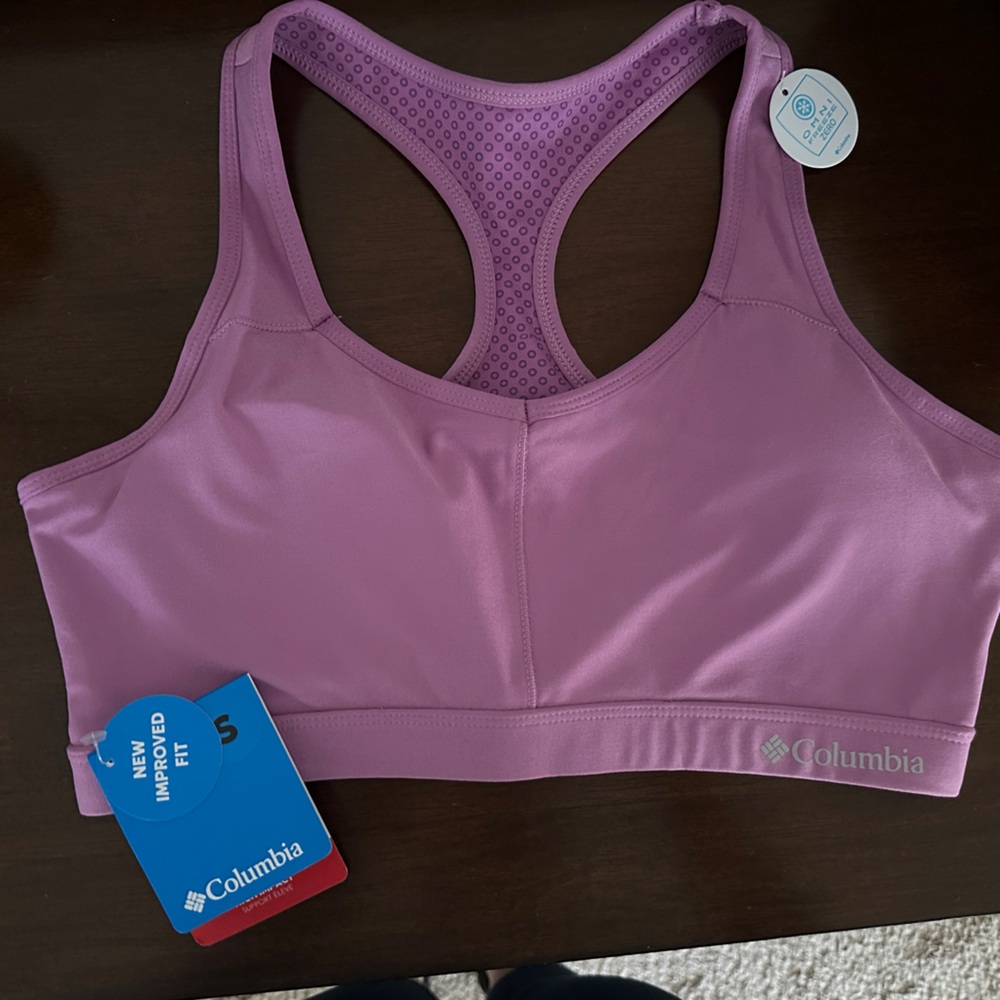 NWT Columbia Women's Lavender Sports Bra